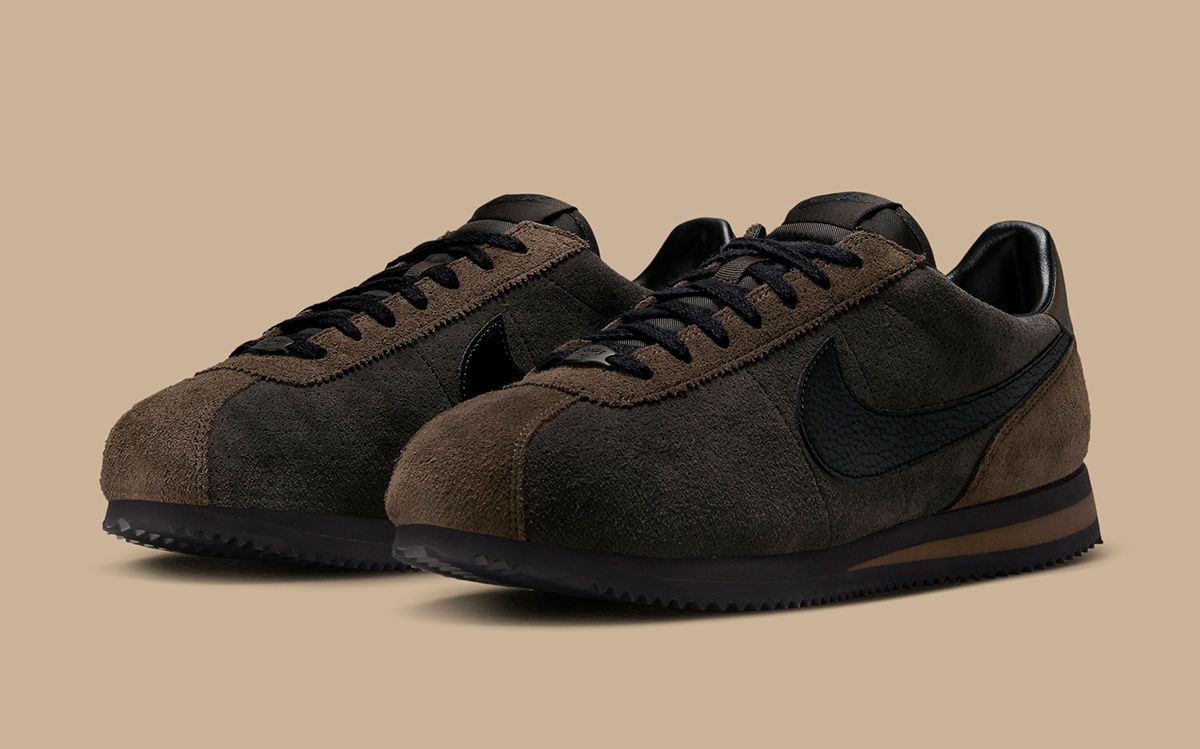 Nike cortez 2024 brown leather