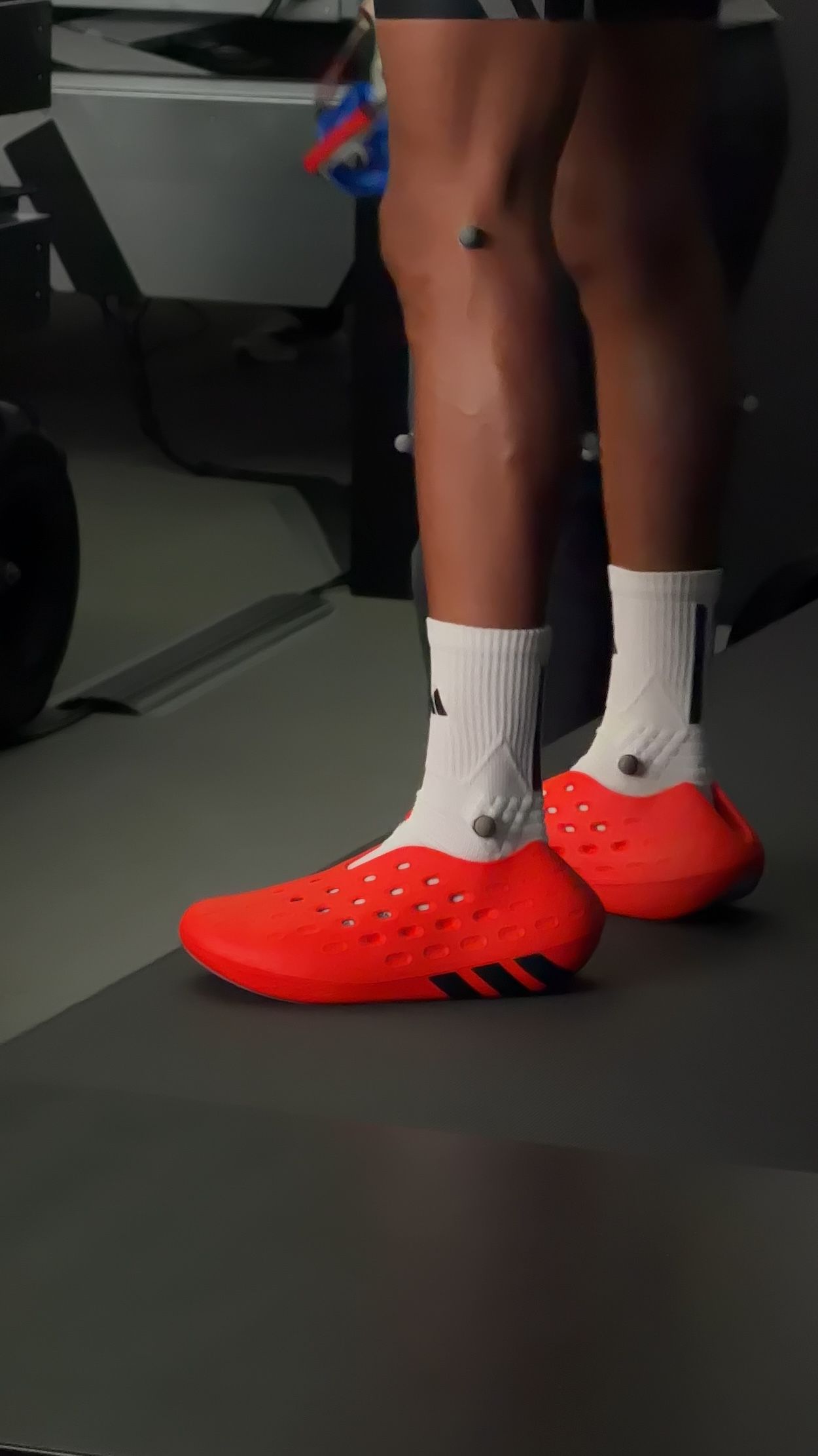 On-Feet: adidas HYPERBOOST 360 Recovery Clog Concept. Photo by Jovani Hernandez.