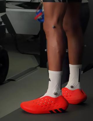 On-Feet: adidas HYPERBOOST 360 Recovery Clog Concept. Photo by Jovani Hernandez.