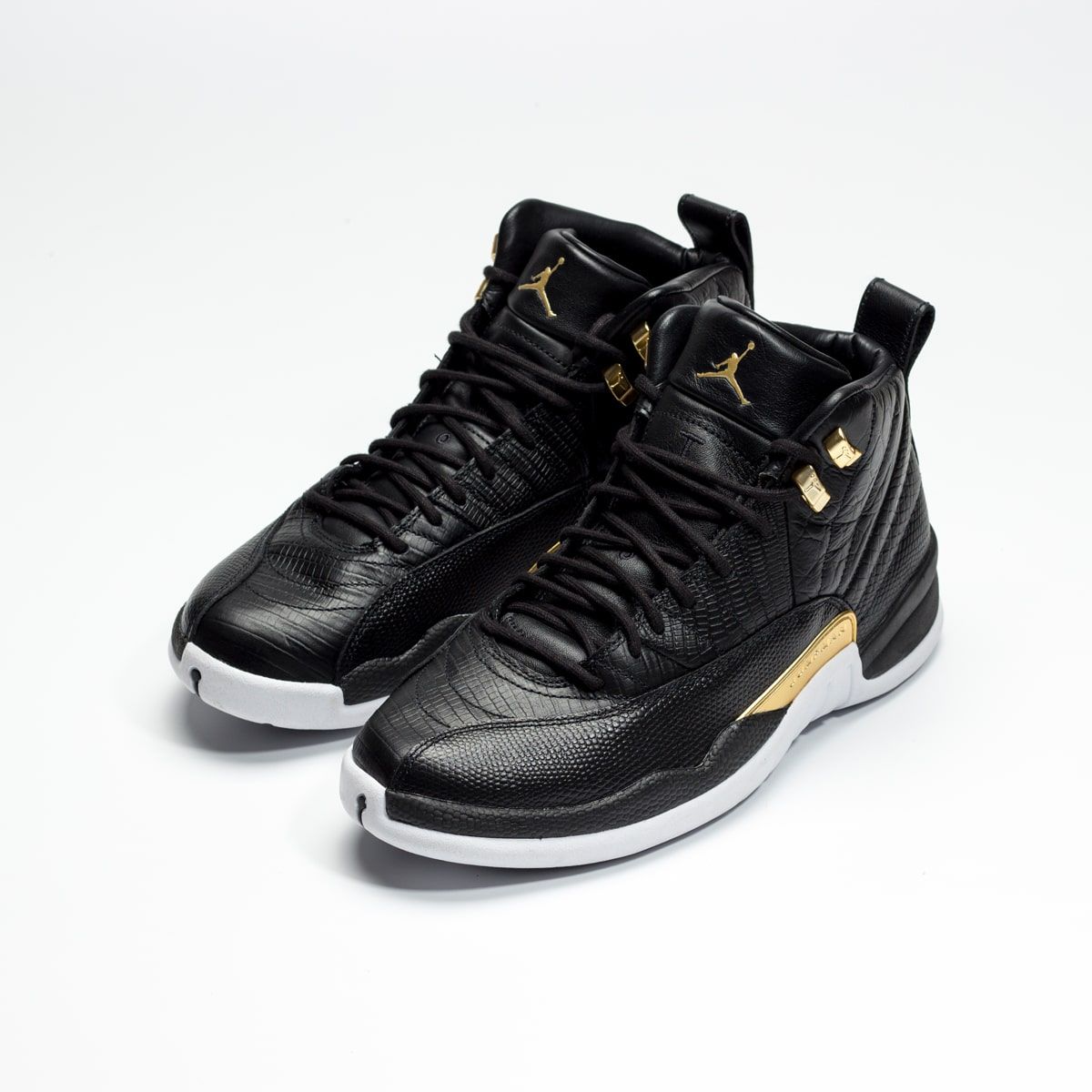 Air jordan 12 clearance wmns black reptile