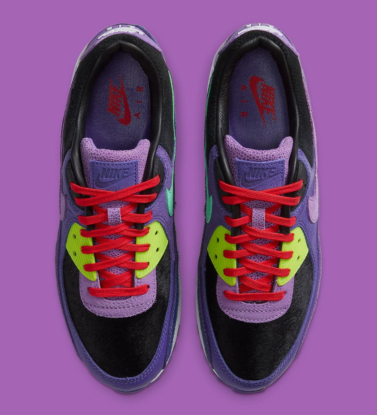 air max 90 purple cheetah
