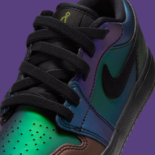 Little Kids' Space Jam x Air Jordan 1 Low "Air Bugs" (SKU: JA5474-001). Photo via Nike.