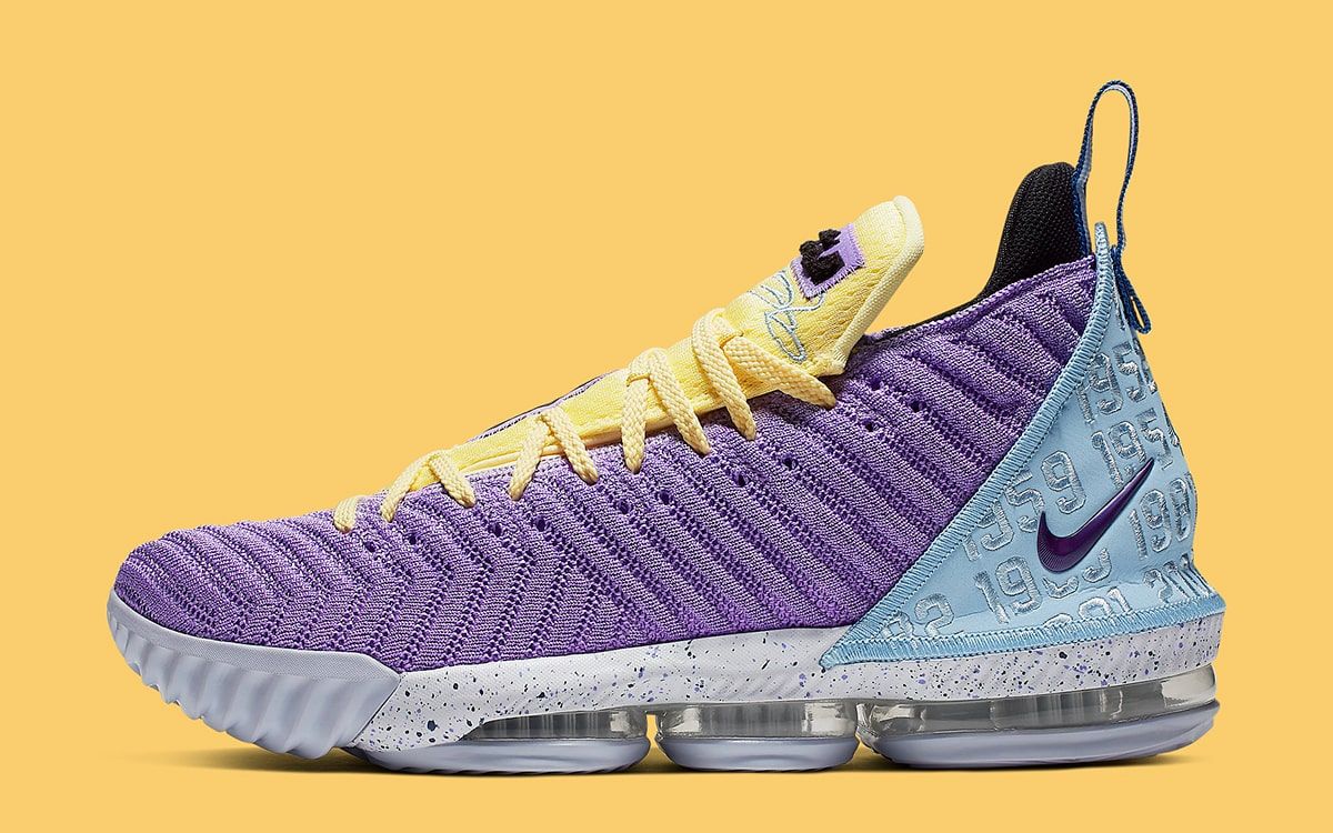 This New Nike LeBron 16 Celebrates All 16 Lakers Championships