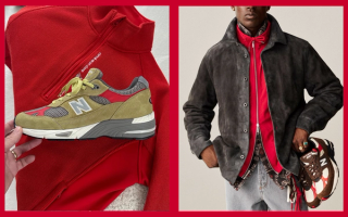 Aimé Leon Dore's New Balance 991s in a "Tan/Red" & "Brown/Red" color schemes.