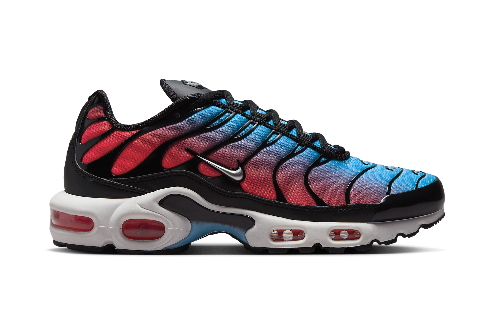nike air max plus fade blue hero volt