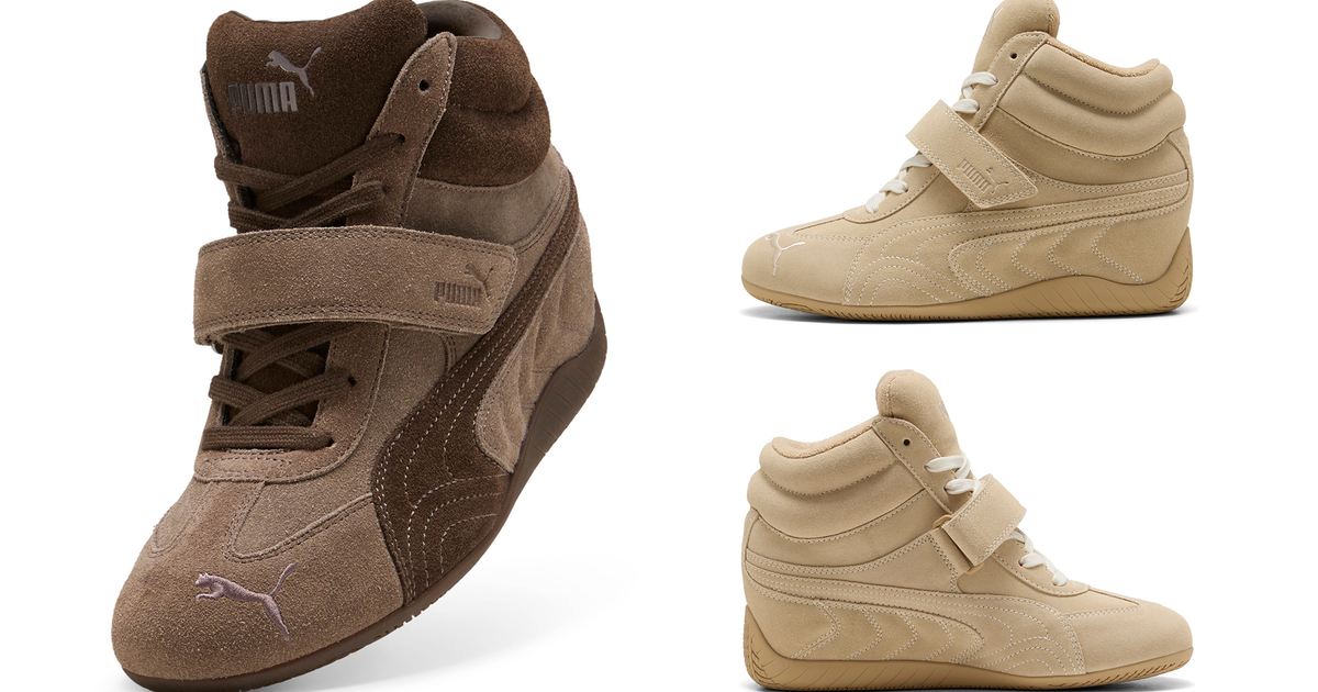 ヴェル品 PUMA Channels Alexander McQueen with Speedcat Mid Sneaker