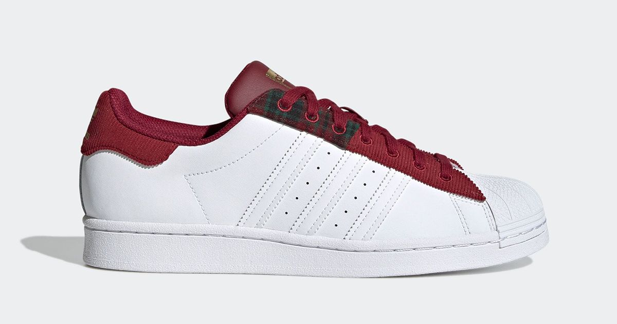 The adidas Superstar Comes in Plaid and Corduroy for Christmas | House ...