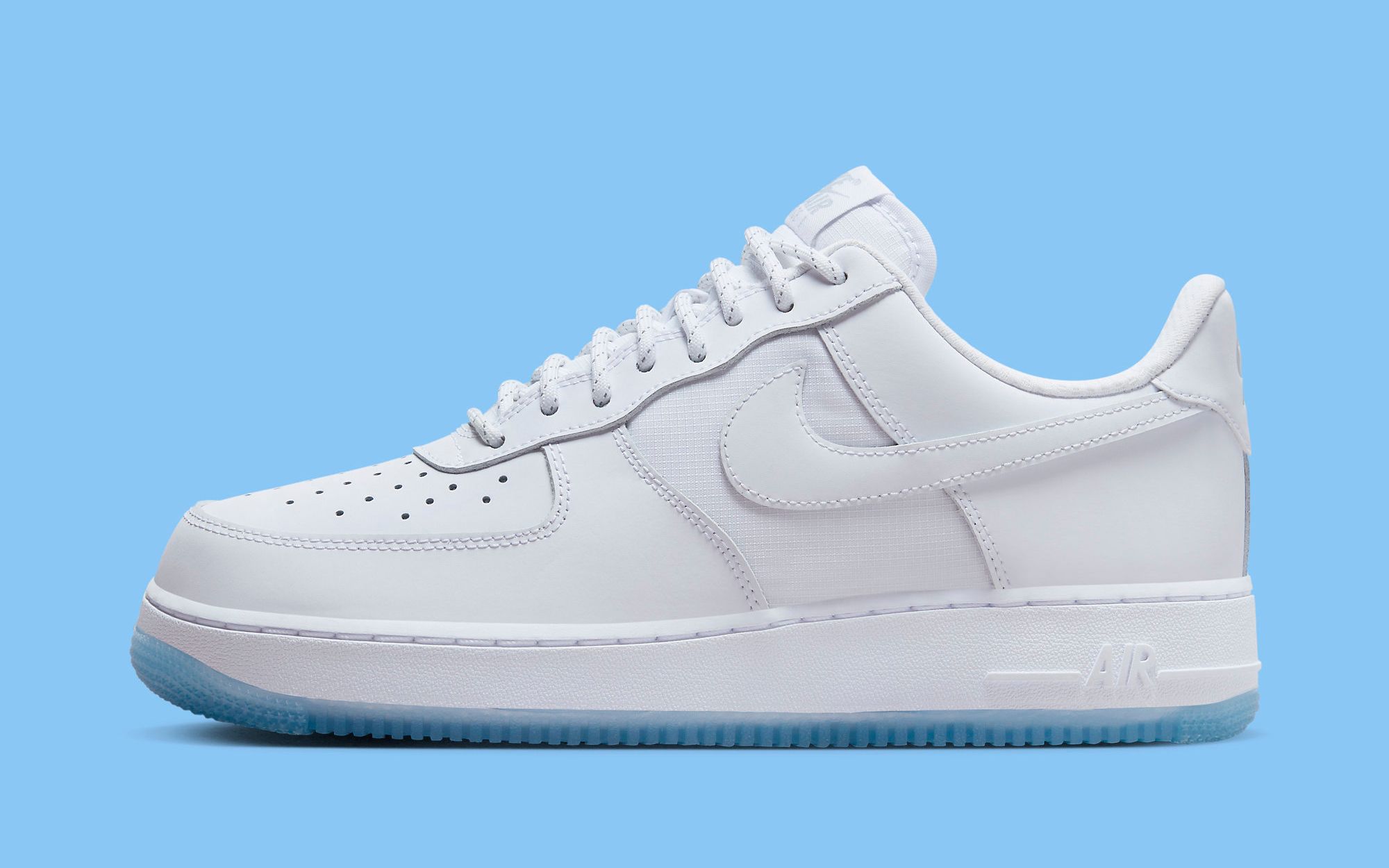 Clear sole store air force 1