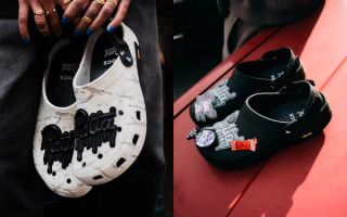 Patta x Crocs Classic EXP Clog "Black" & "Almost White" collaborations