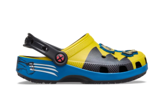 Marvel's Crocs Classic Clog collaboration inspired by Wolverine, in Big Kids' sizing.