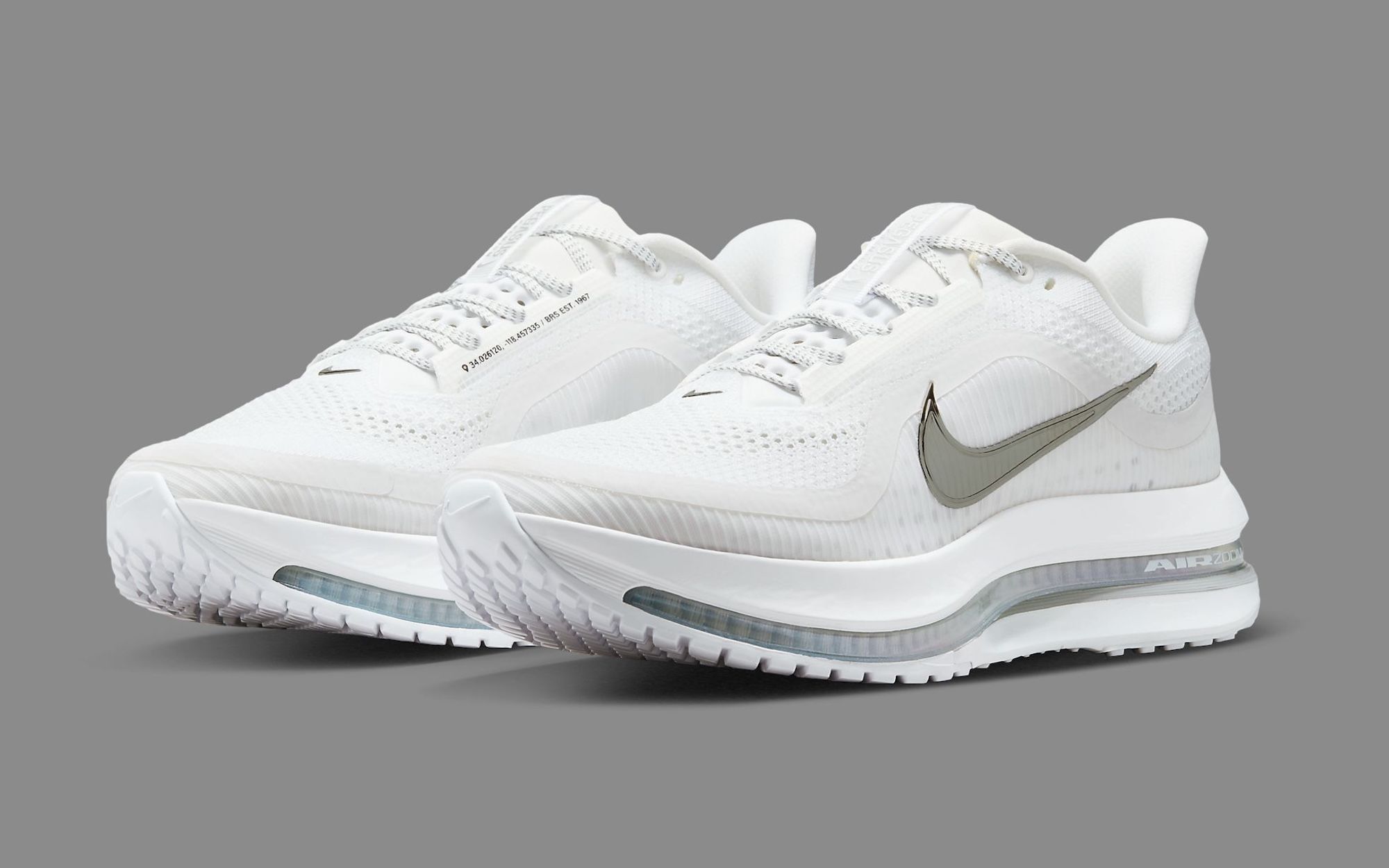 【Nike】 正規品★ (W) Pegasus Premium White llic Silver Nike Air Zoom Pegasus Premium White Metallic Silver Men's