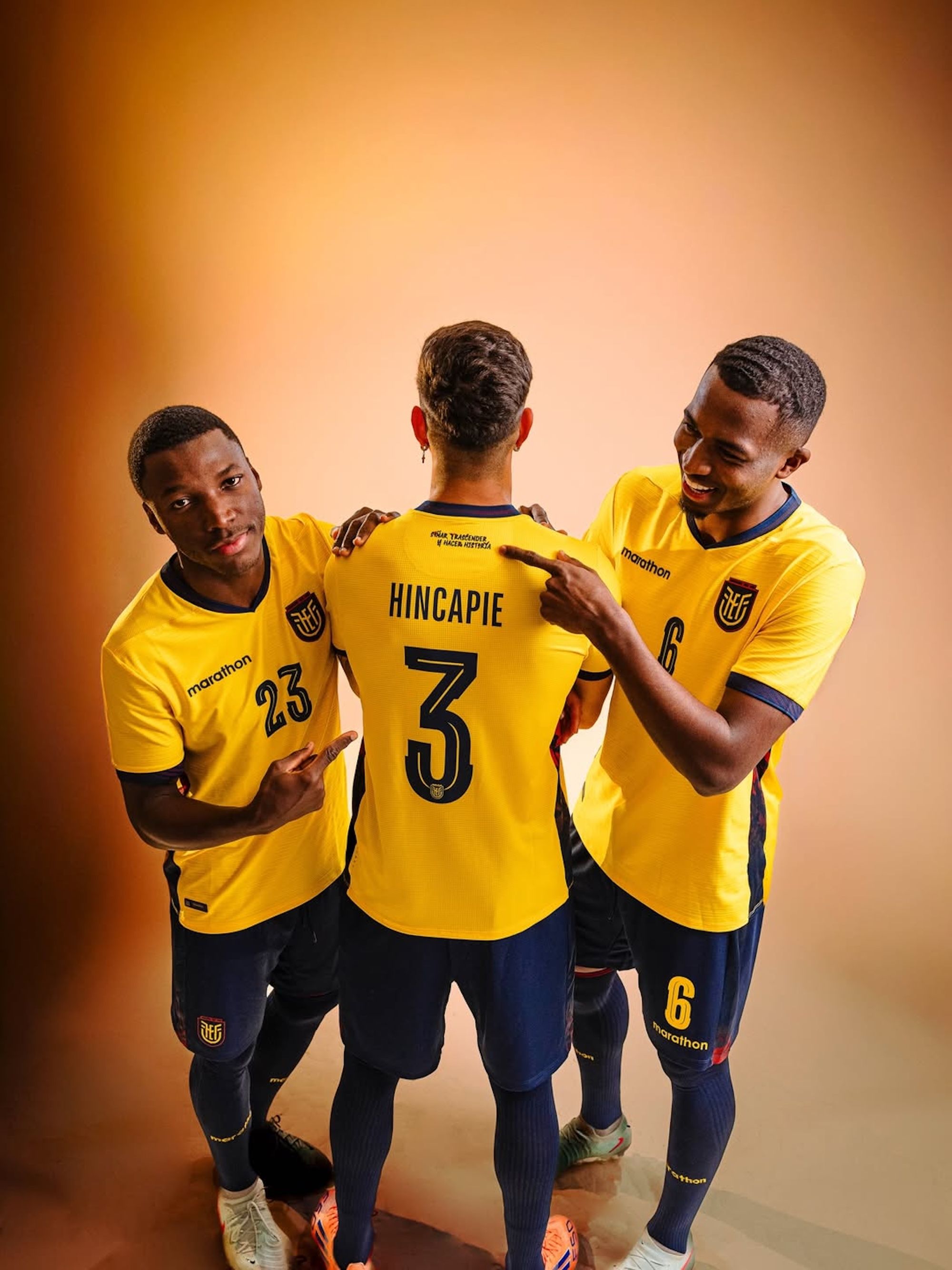 Ecuador 2026 Home Jersey. Photo via Marathon Sports.