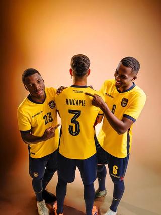 Ecuador 2026 Home Jersey. Photo via Marathon Sports.
