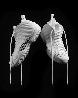 Nike Air Foamposite Triple White Whiteout 2025