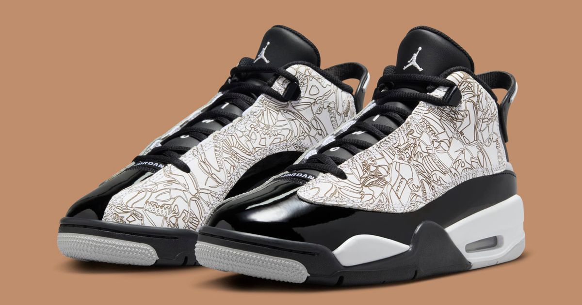 The Jordan Dub Zero Returns in White, Black, and Gold  display picture 1