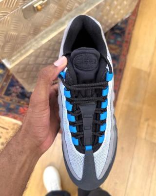 Nike Air Max 95 "Black Tongue" Pack (Blue). Photo via @sneakerologue on Instagram.