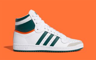 Available Now // The adidas Top Ten Hi Gets a Miami Hurricanes Makeover