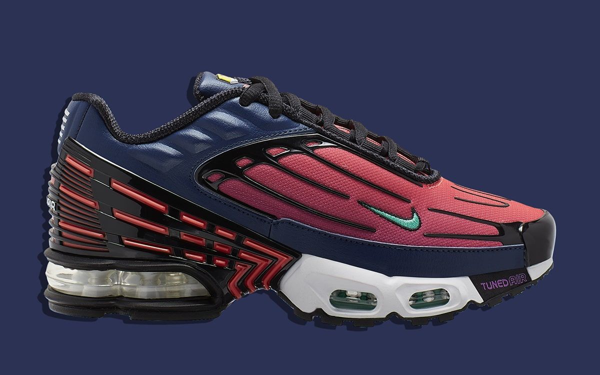 nike air max plus 3 burgundy navy