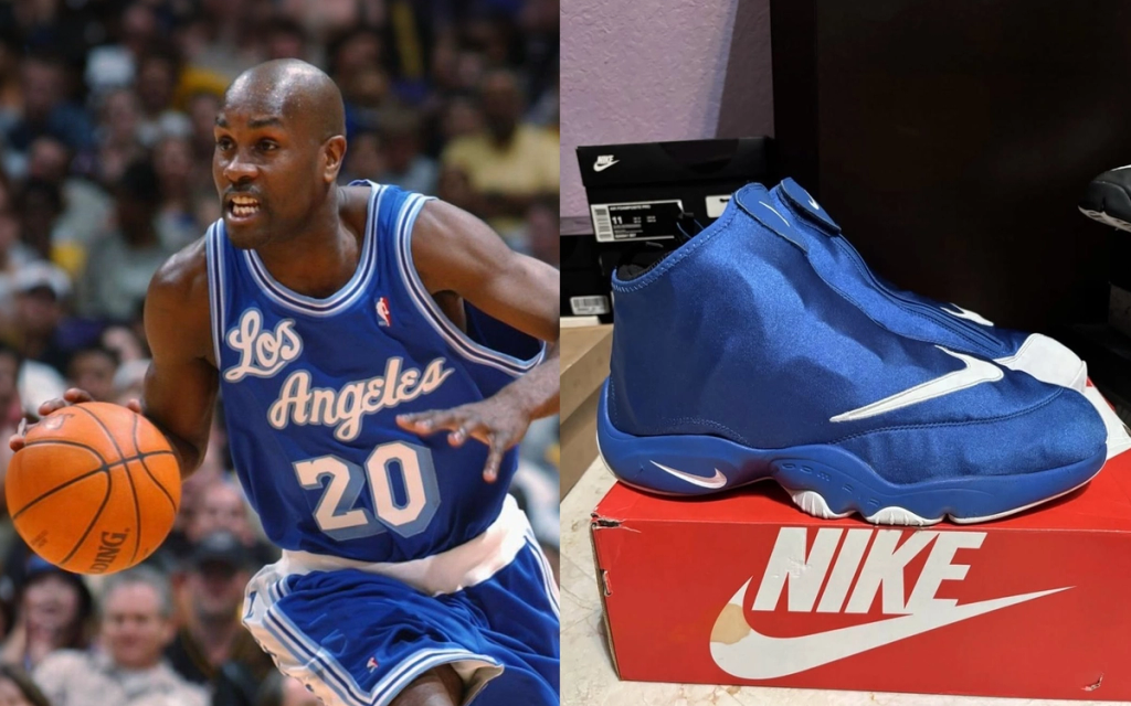 Nike Air Zoom Flight The Glove in Royal colorway, retro basketball shoe returning for Holiday 2026