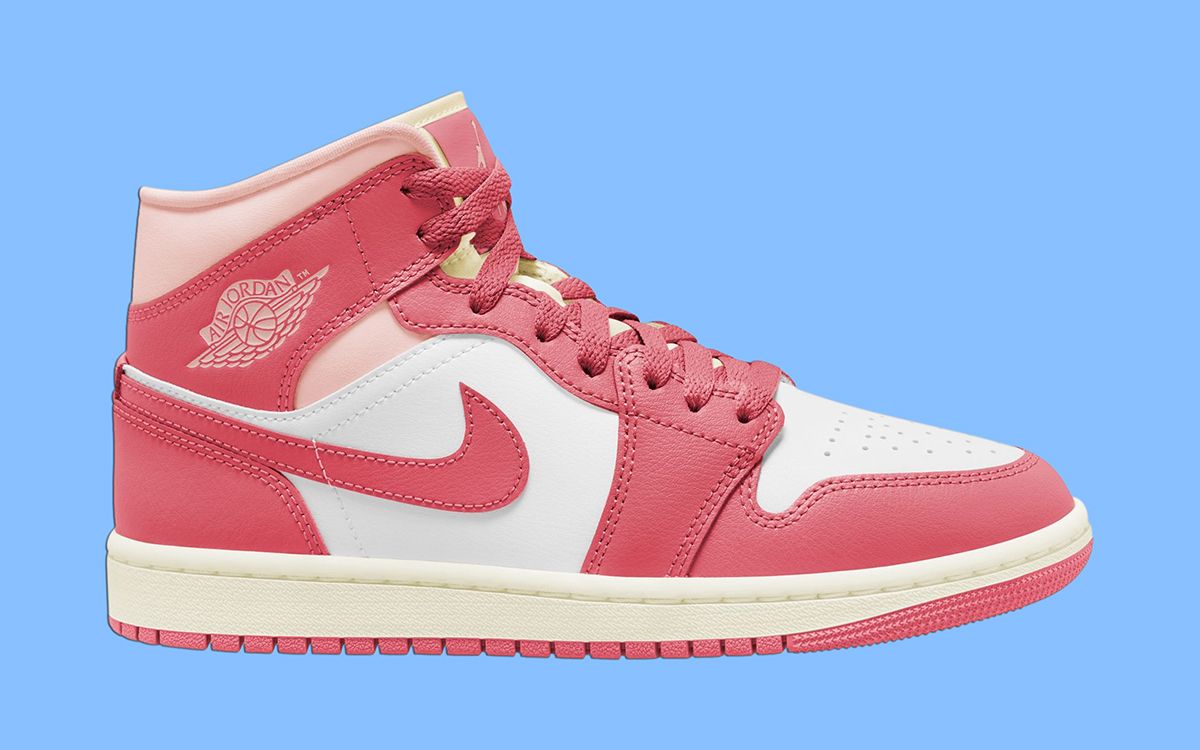 Detailed Looks // Air Jordan 1 Mid “Strawberries and Cream