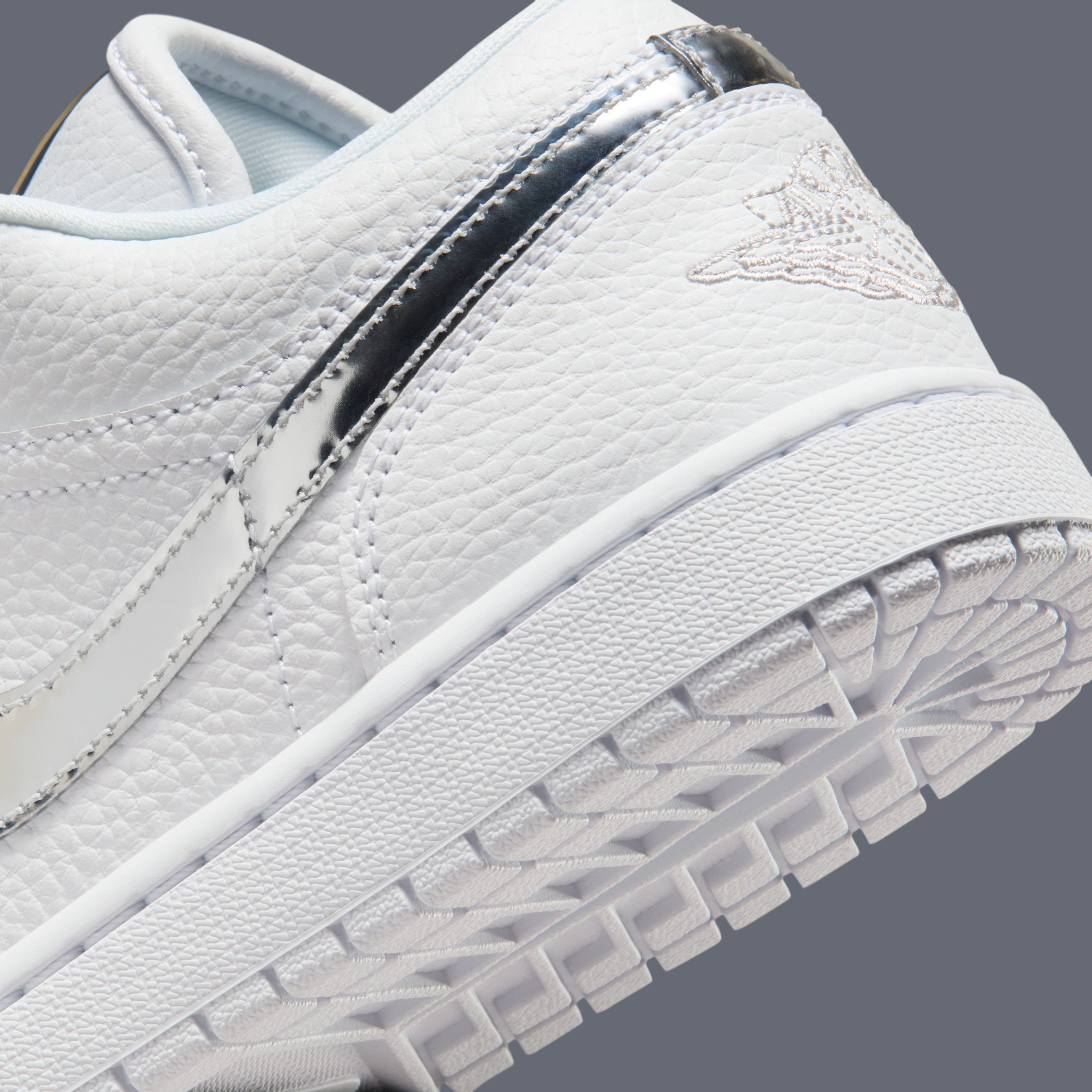 The Air Jordan 1 Low “Metallic Silver” Keeps It Clean and Modern
