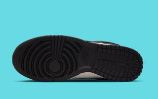 Nike's Dunk Low in a "Black/White" color scheme.