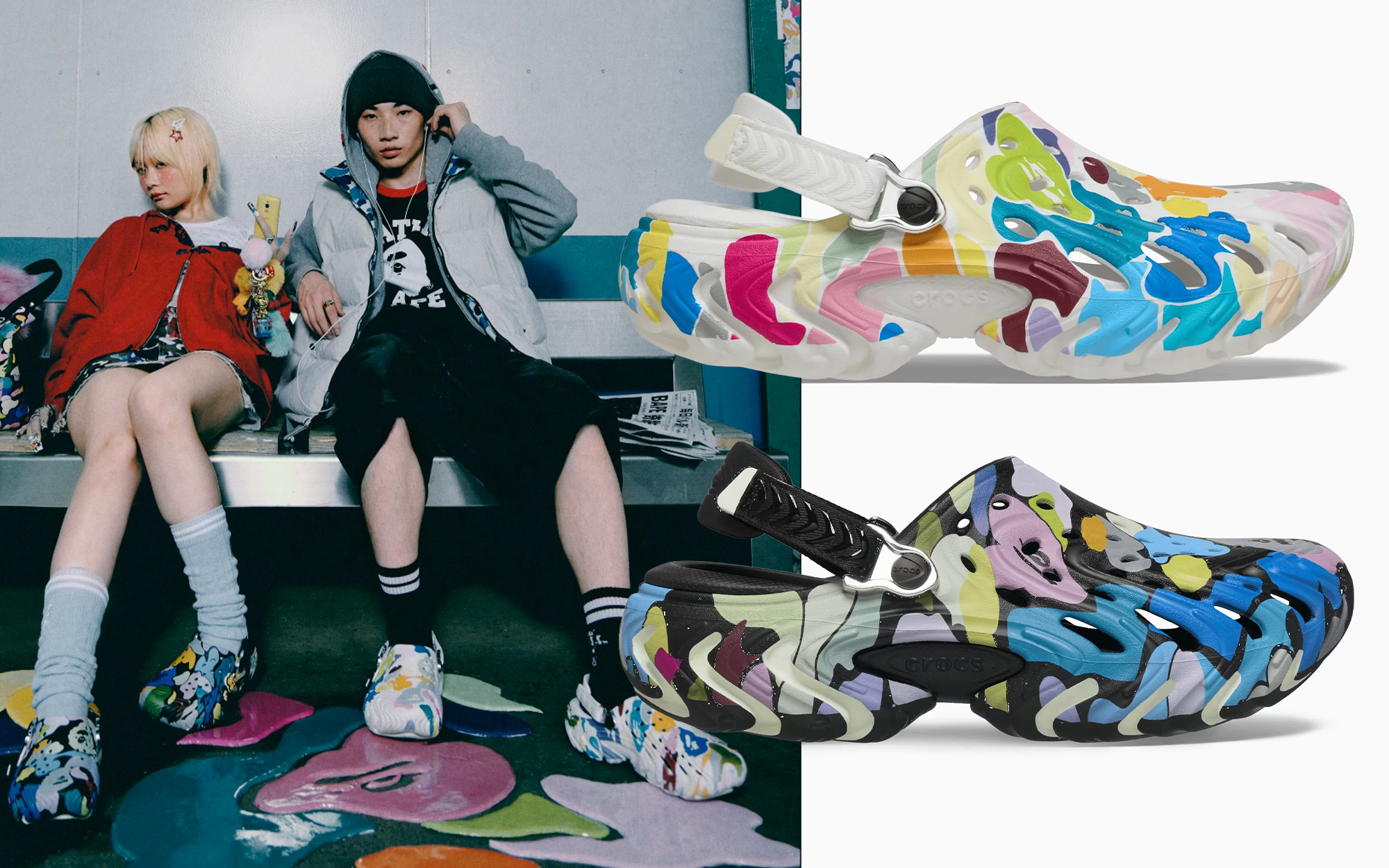 Where to Buy: BAPE x Crocs Echo 2 Clog (October 2026) | House of Heat°