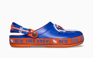 NBA x Crocs Crocband™ Clog "New York Knicks" (SKU: 212802-90H). Photo via Crocs.