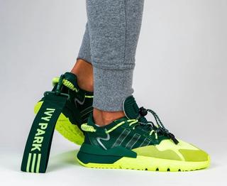 beyonce ivy park adidas nite jogger green hi res yellow release date 1
