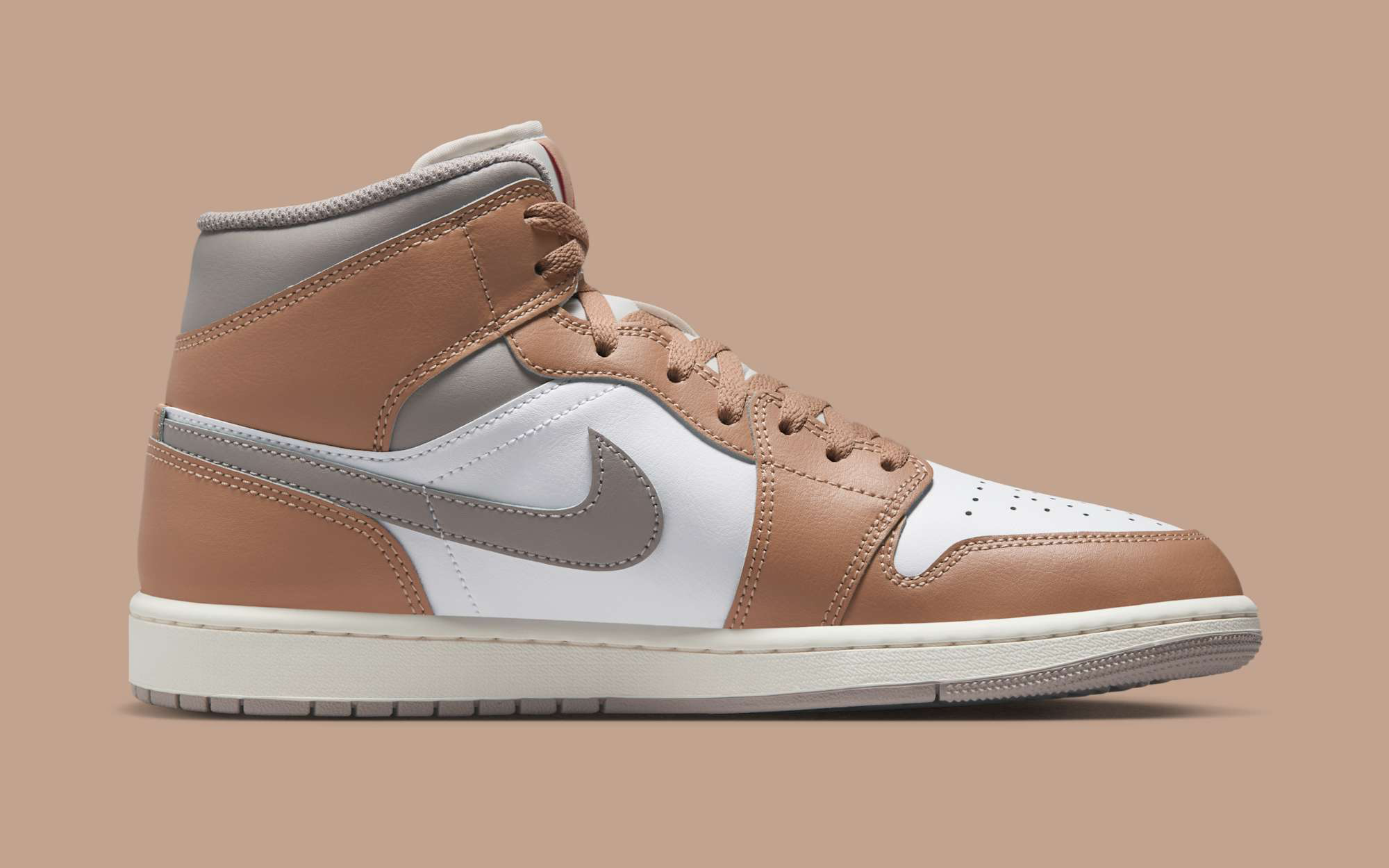 【NIKE】◆Air Jordan 1 Mid Hemp◆DQ8426-200◆ Air Jordan 1 Mid HEMP/FIRE RED-WHITE-COLLEGE GREY DQ8426-200