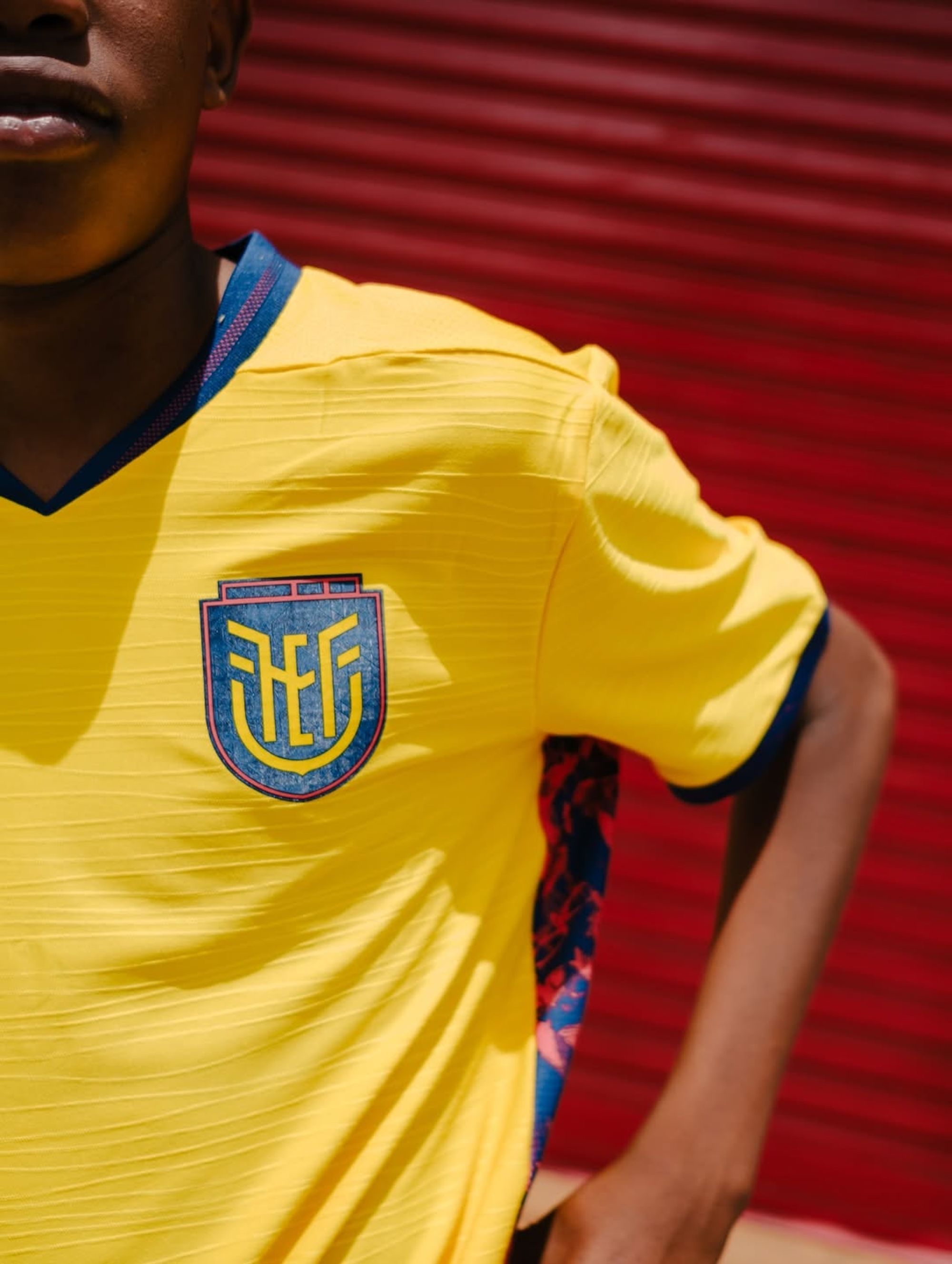 Ecuador 2026 Home Jersey. Photo via Marathon Sports.