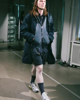 On-foot: mfpen x New Balance 992 "Grey." Photo via GQ Italia.