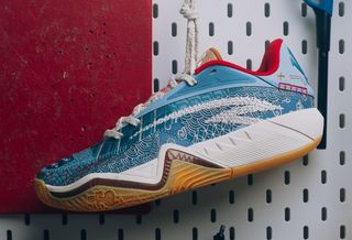 Kyrie Irving's Sneaker Politics x ANTA KAI 3 "Patchwork" basketball sneaker collaboration, inspired by unity.