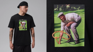 Jordan Space Jam Men's Golf T-Shirt (Black)
