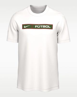Nike Football Logo T-Shirt "Mexico" (SKU: JK5097-100). Photo via Nike.
