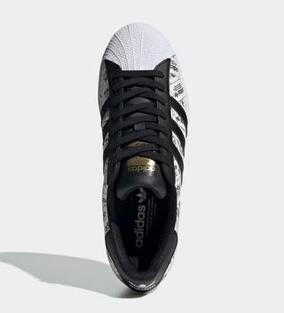 adidas and superstar all over logo print reflective fv2819 release date info 6