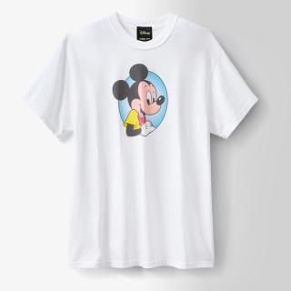 Mickey Mouse Disney Bobby Kim T-Shirt for Adults in White.