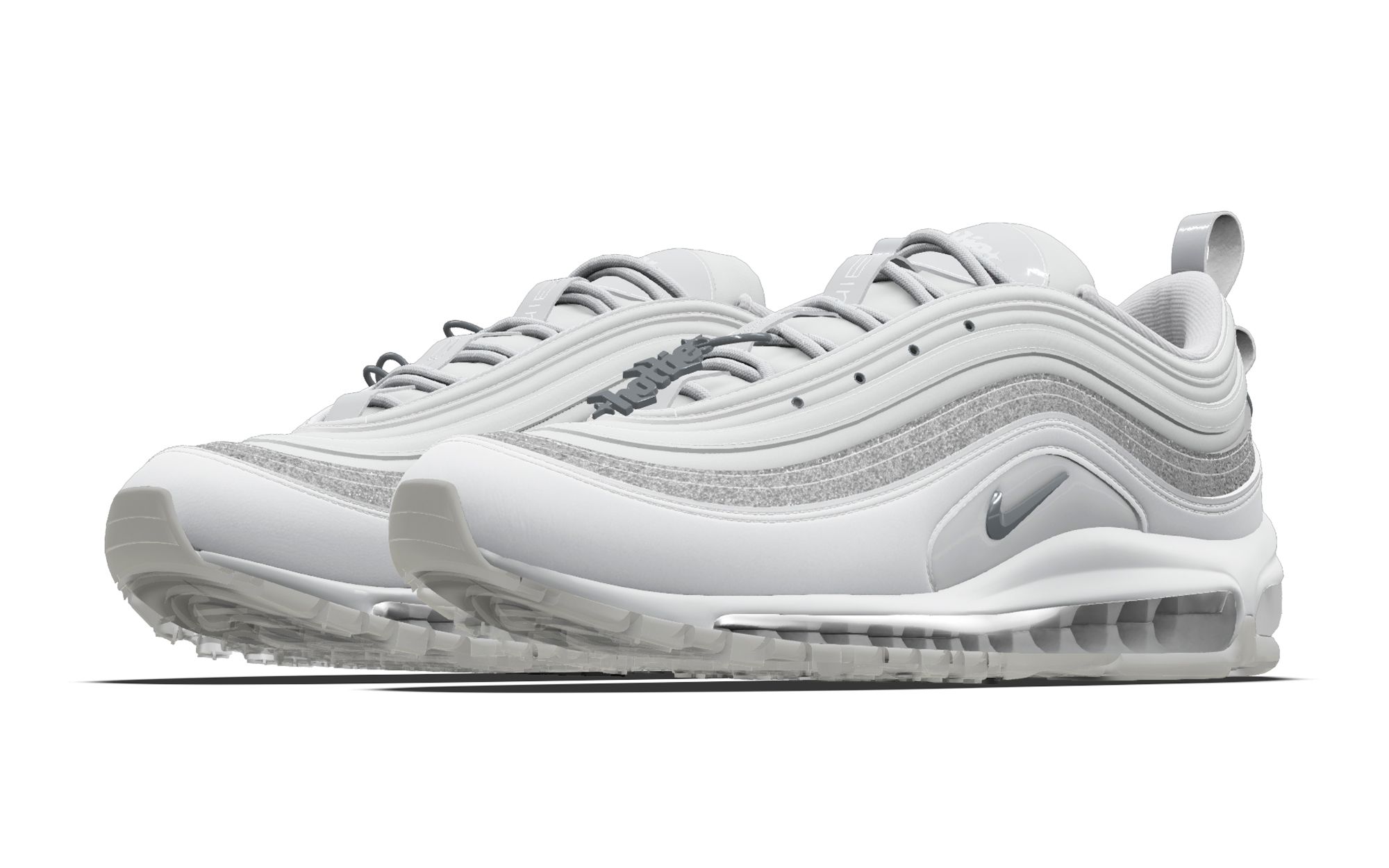 nike air max 97 white black silver