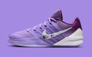 Nike Sabrina 3 basketball shoe in a "Night Purple/Atomic Violet/Mint Foam/White" color scheme.