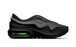The 3D-printed, Zellerfeld-backed Nike Air Max 1000 in a "Black" color scheme.