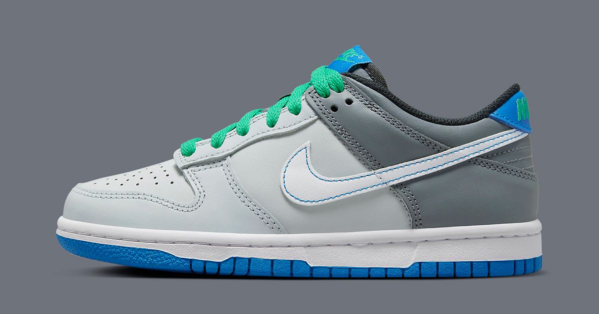 New Kids Nike Dunk Low Appears in Grey, Green and Blue | House of Heat°