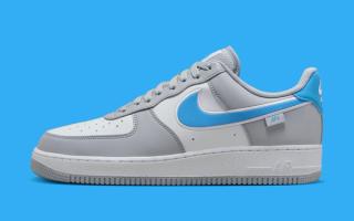 The Nike Air Force 1 Low Gears Up in Grey and University Blue