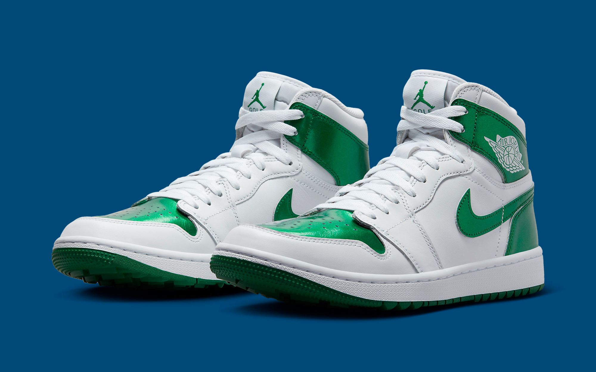 ◆NIKE◆Air Jordan 1 High Golf Pine Green 韓国発 DQ0660-130 Air Jordan 1 High Golf Metallic Green DQ0660-130