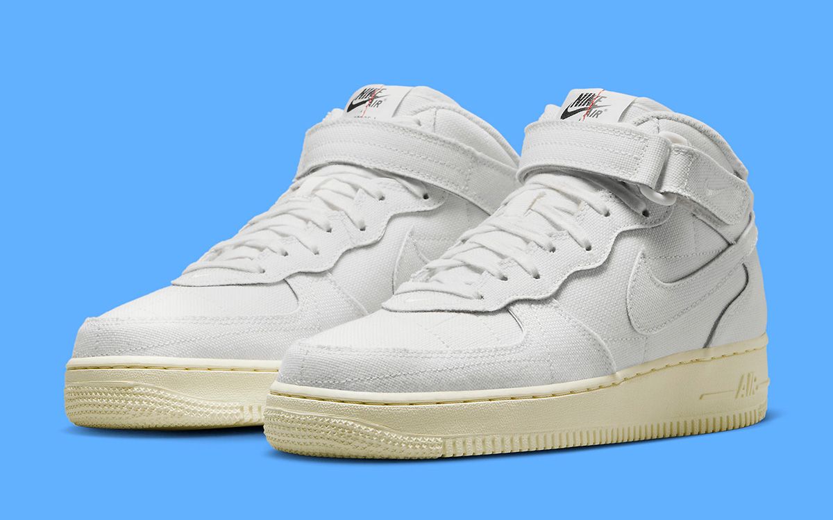 Air force 1 deals mid canvas