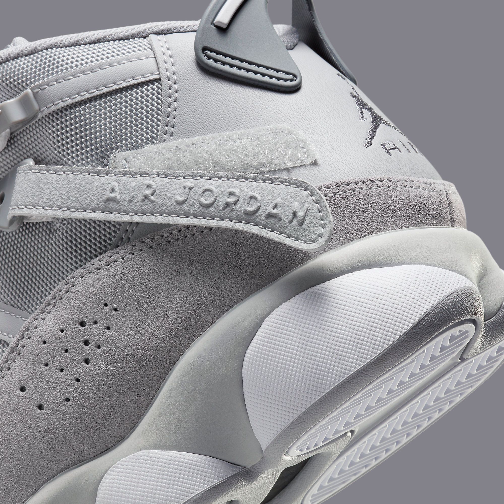 Jordan 6 best sale grey suede