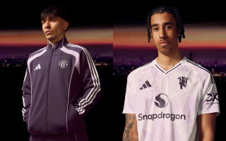 Manchester United's 25/26 Away Jersey and Urban Purist collection by Adidas.