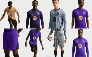 Eight items from the 26/27 FC Barcelona x Nike Kobe Training Collection. Photos via Nike.