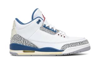 Air Jordan 3 OG "True Blue" sneaker.