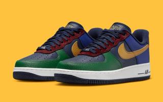 The Nike Air Force 1 Low LX Appears in Gorge Green, Gold Suede and Obsidian
