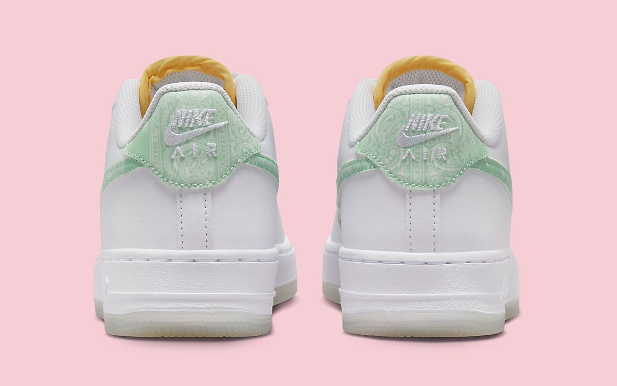 The Nike Air Force 1 Low Appears with Green Paisley Prints | House 